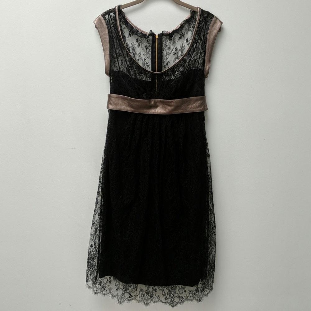 Black lace dress